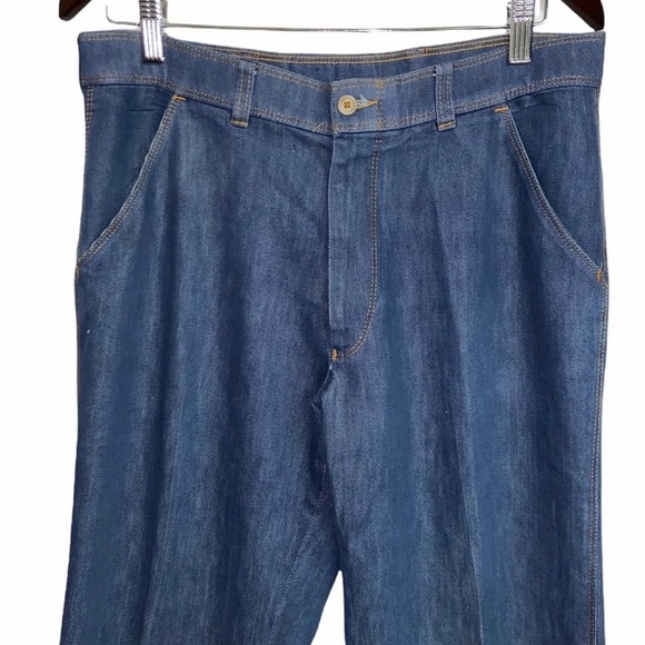 Vintage Deadstock 70’s Orange Tab Levis Action Slack Jeans - Picture 5 of 14